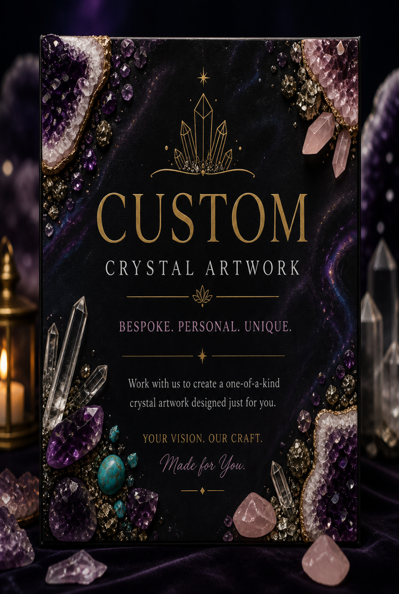 Custom Crystal Artwork – Bespoke Commission (Made to Order)
